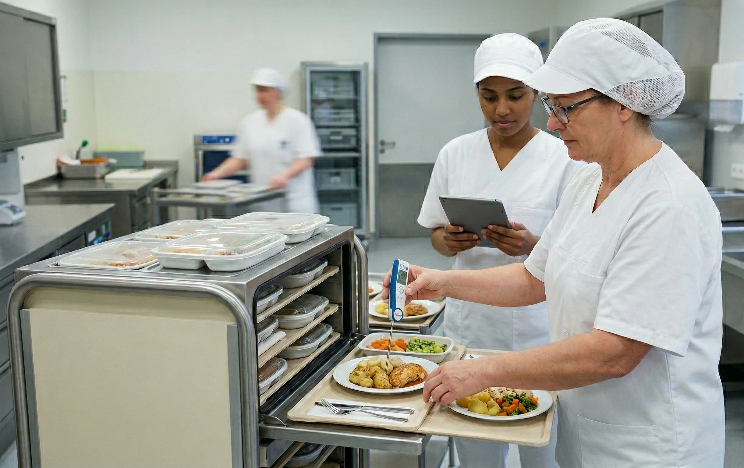 Temperaturkontrolle als HACCP-Eigenkontrolle in der Gemeinschaftsverpflegung, Team dokumentiert gemeinsam